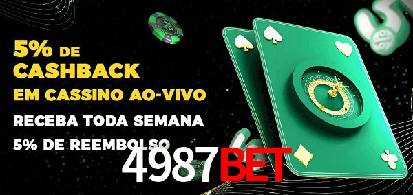 Promoções do cassino ao Vivo 4987bet